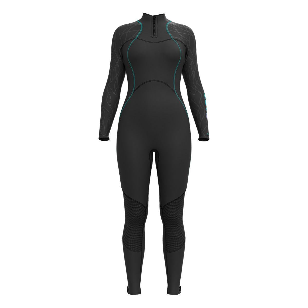 Bare 3/2mm Nixie Ultra 2.0 womens wetsuit Black front