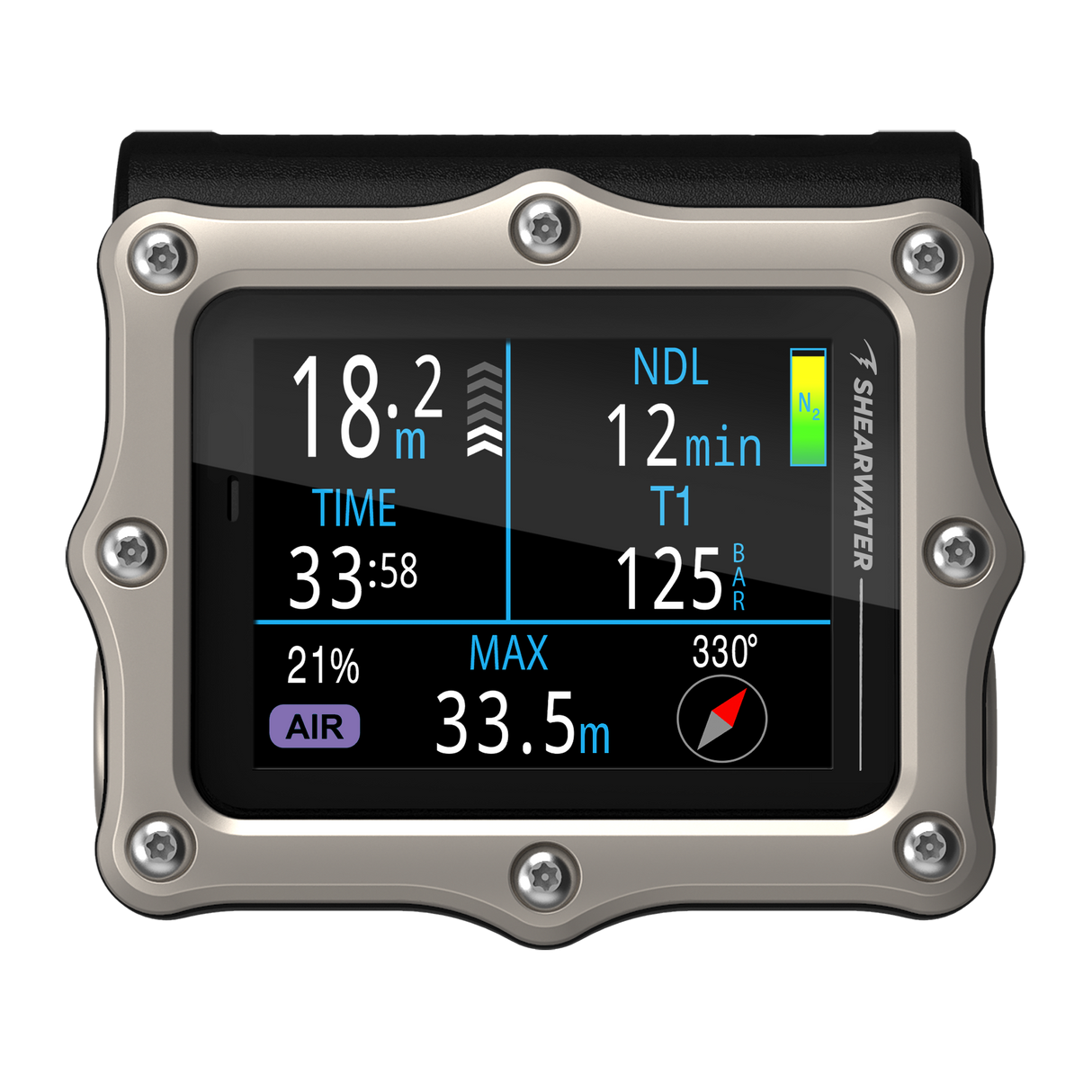 Shearwater Perdix 3 Ti Dive Computer