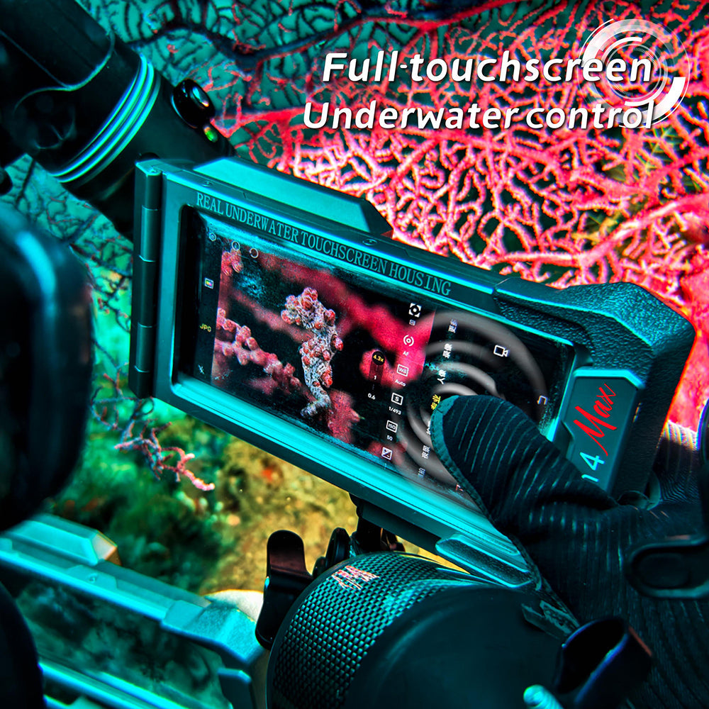 DiveVolk SeaTouch 4 Max Underwater Smartphone Housing - Platinum