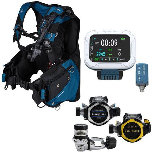 Aqualung Axiom Men's BCD Black / Blue Petrol Insider Package