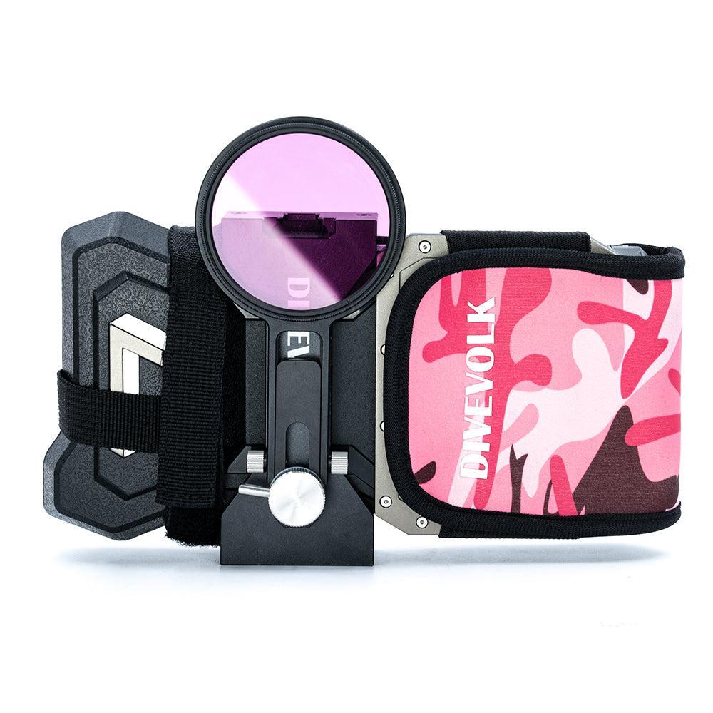 DiveVolk Multifunctional Camouflage Protective Cover for SeaTouch Underwater Housing