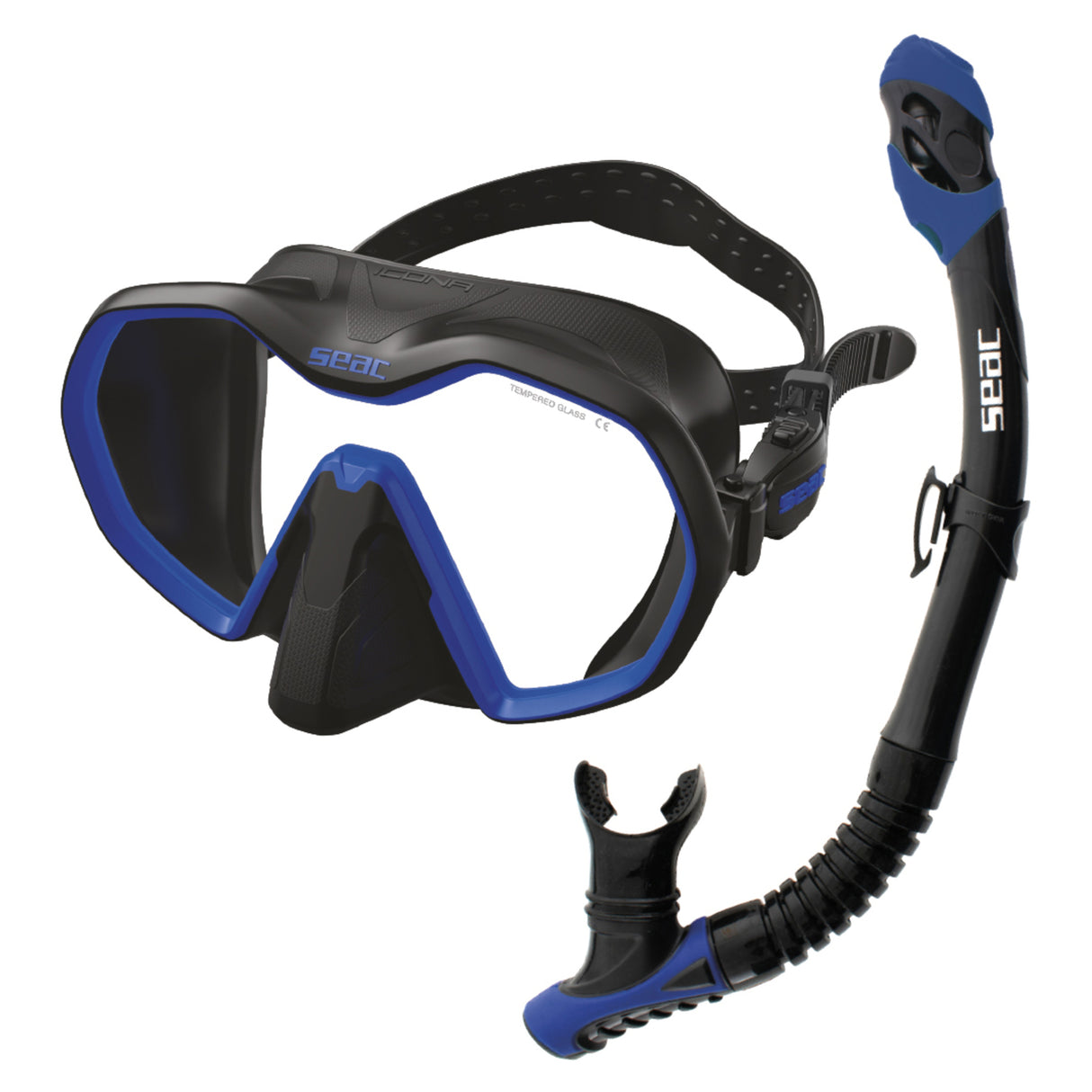 SEAC SET BIS ICONA MASK + REVERSE DRY SNORKEL