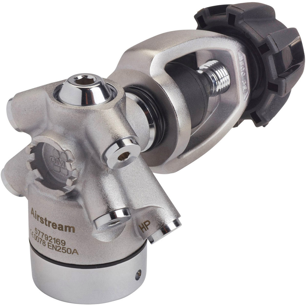 OMS Dive Gear AirStream 1 (DIN) Style Chrome