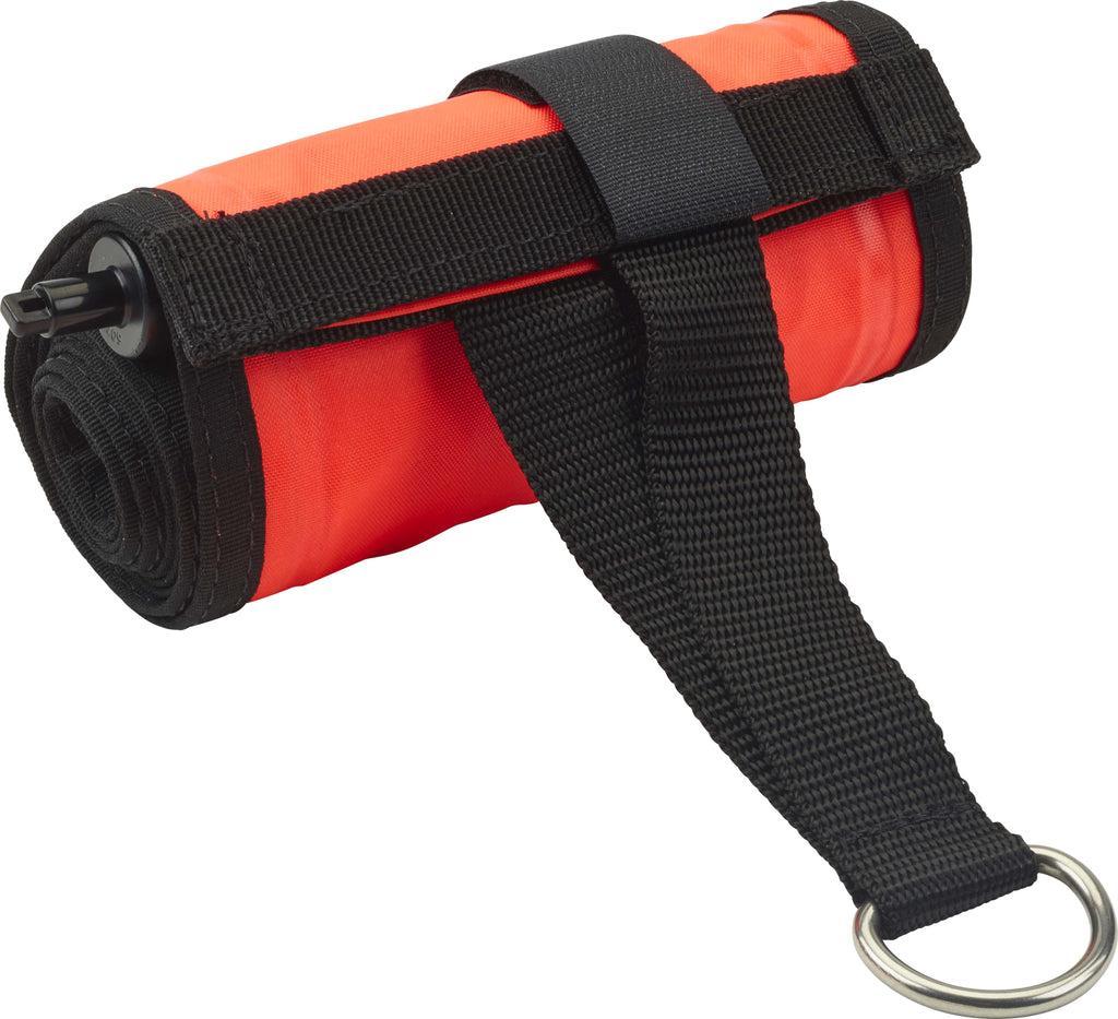 OMS Dive Gear Orange 3.3' Long (1 Meter), Closed, Open Bottom and No-Lock LP Connector, w/ OPV (~ 3 kg lift) Color Orange