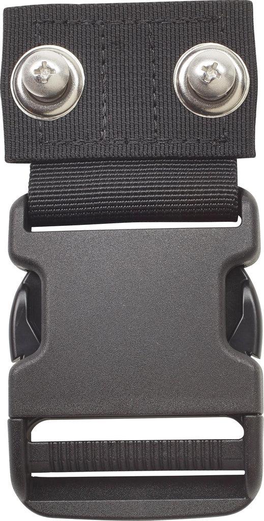 OMS Dive Gear PS Fastek Buckle Assembly (F and M Buckle) w/ Screws Color Black