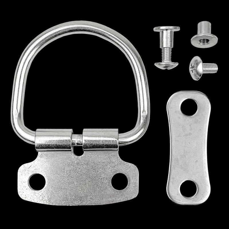 OMS Dive Gear PS Stainless Steel D-ring Assembly w/ Counter Plate and Screws Style SS