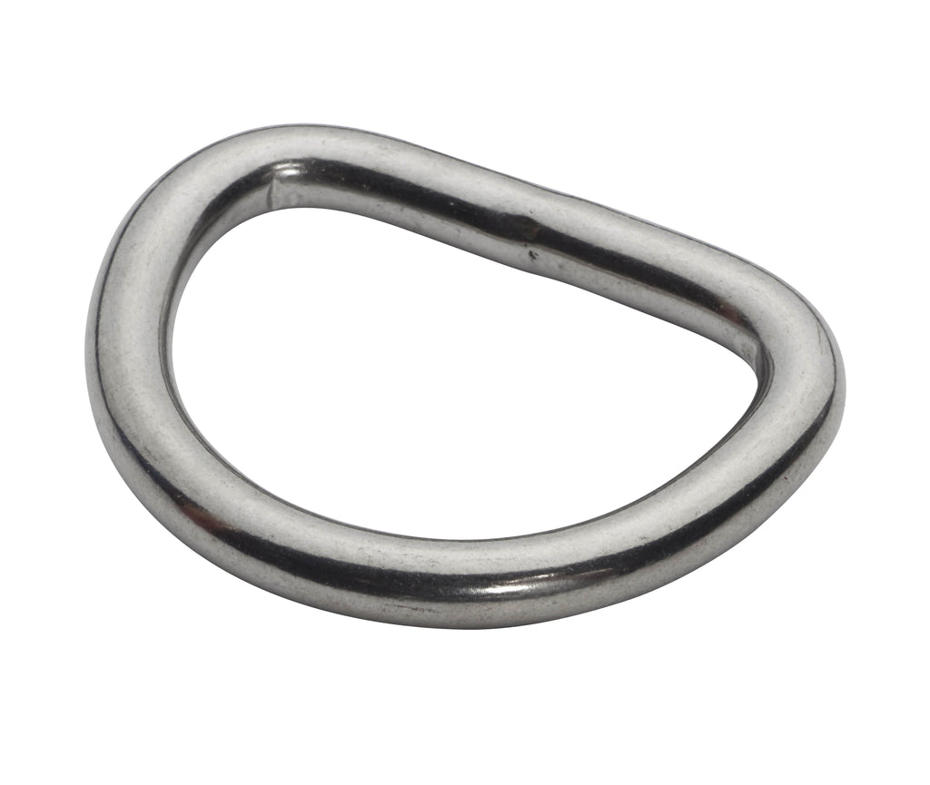 OMS Dive Gear D-ring 1" (25 mm) Stainless Steel, Straight Style SS