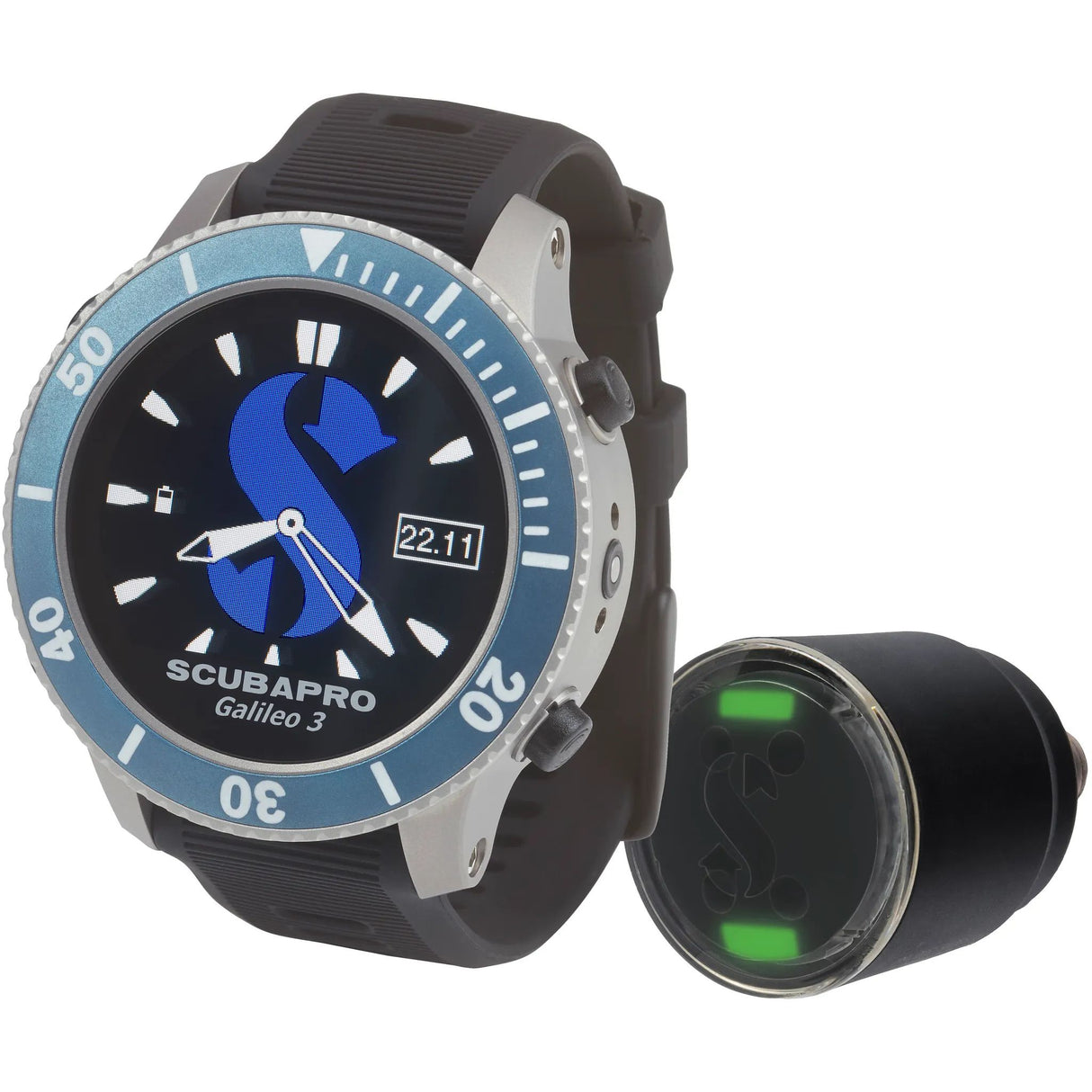 Scubapro Galileo 3 Titanium Wrist Dive Computer with Smart + Pro Transmitter