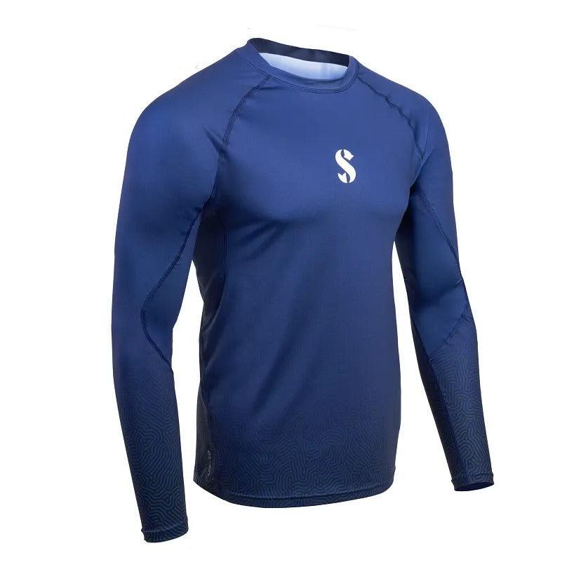 Scubapro T Flex Loose-Fit Mens Long Sleeve UPF50 Marine
