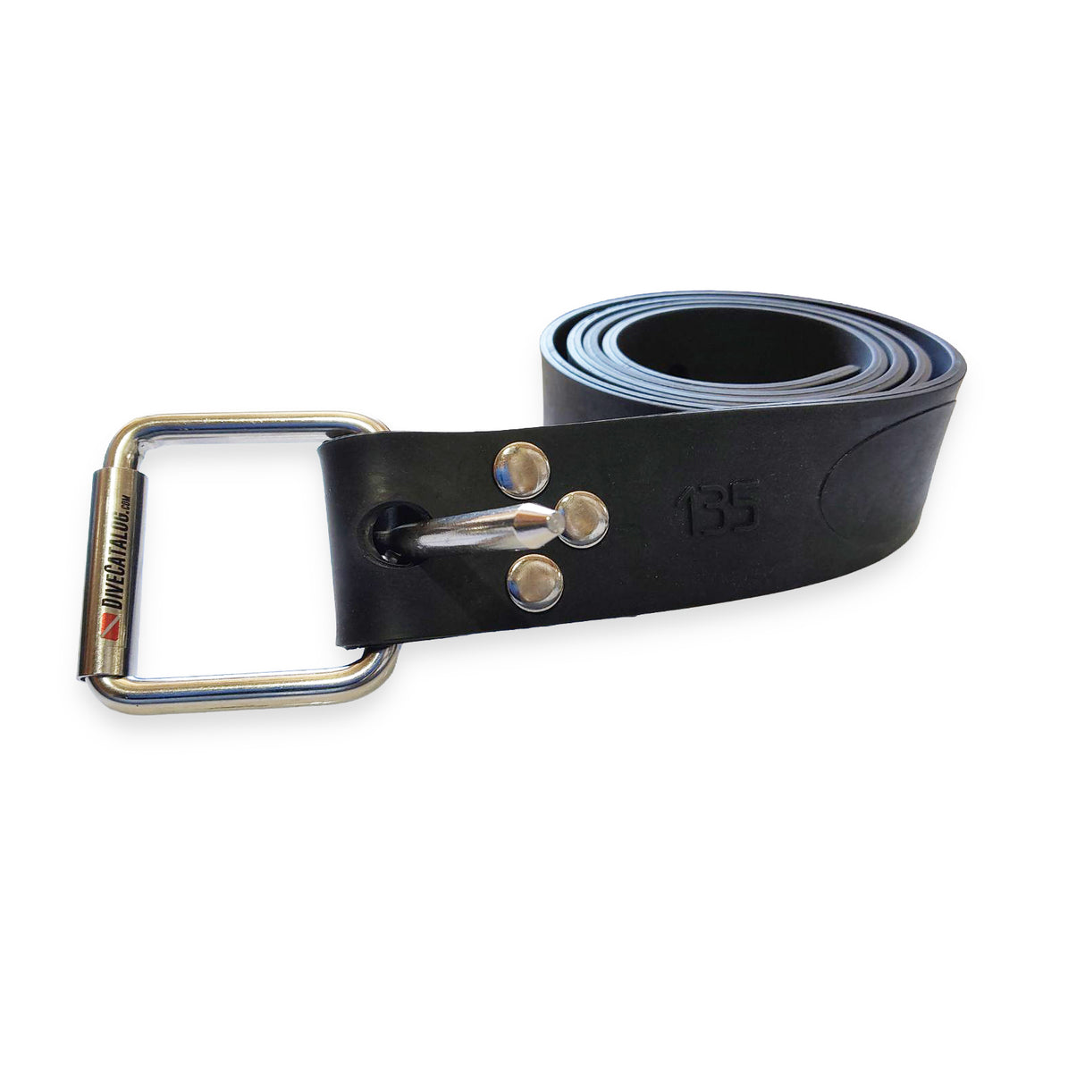 DiveCatalog.com Rubber Freediving Weight Belt - Black (SIZE)
