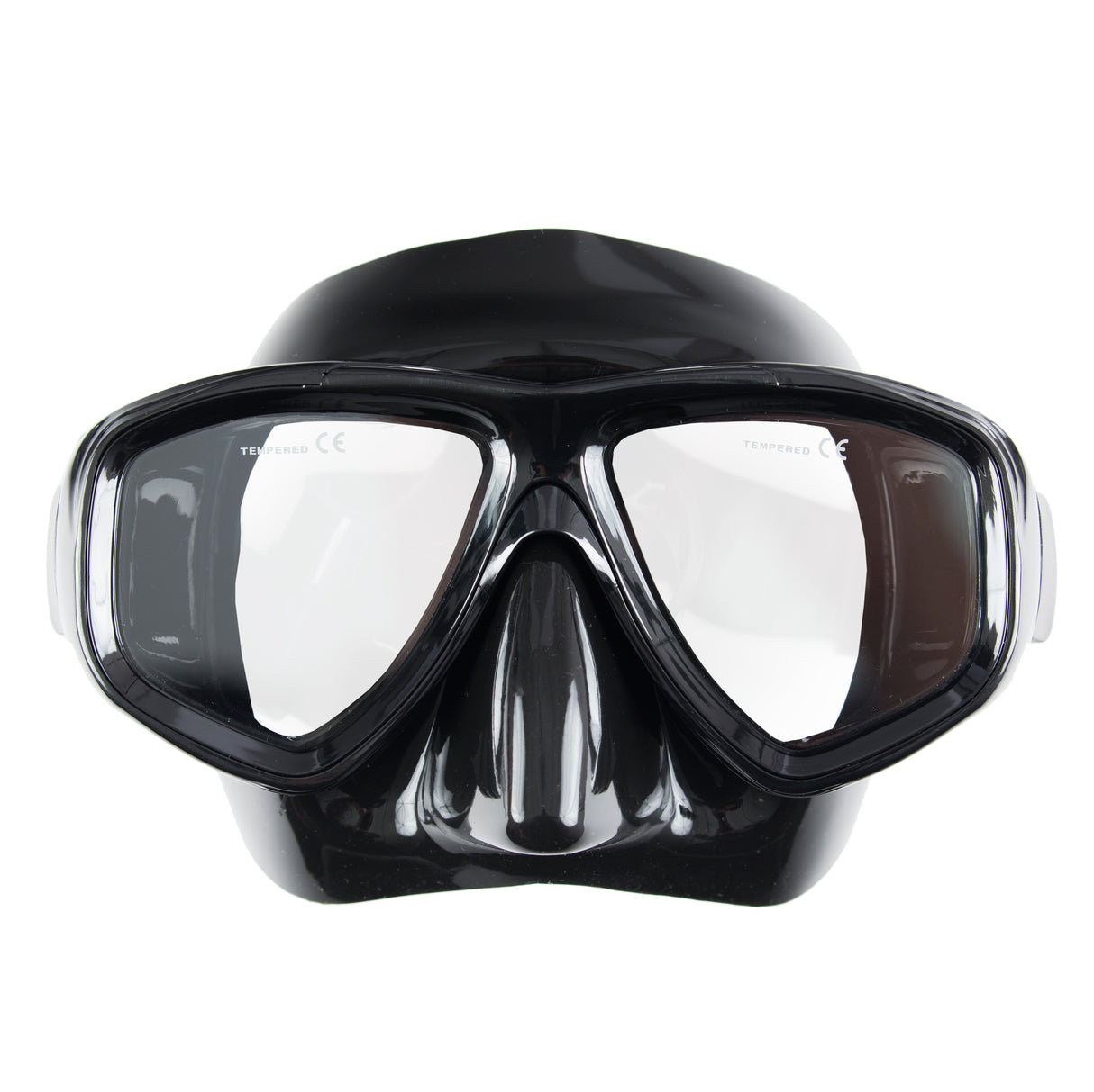 Dive Rite ES125 Double Lens Mask Low-Volume Black