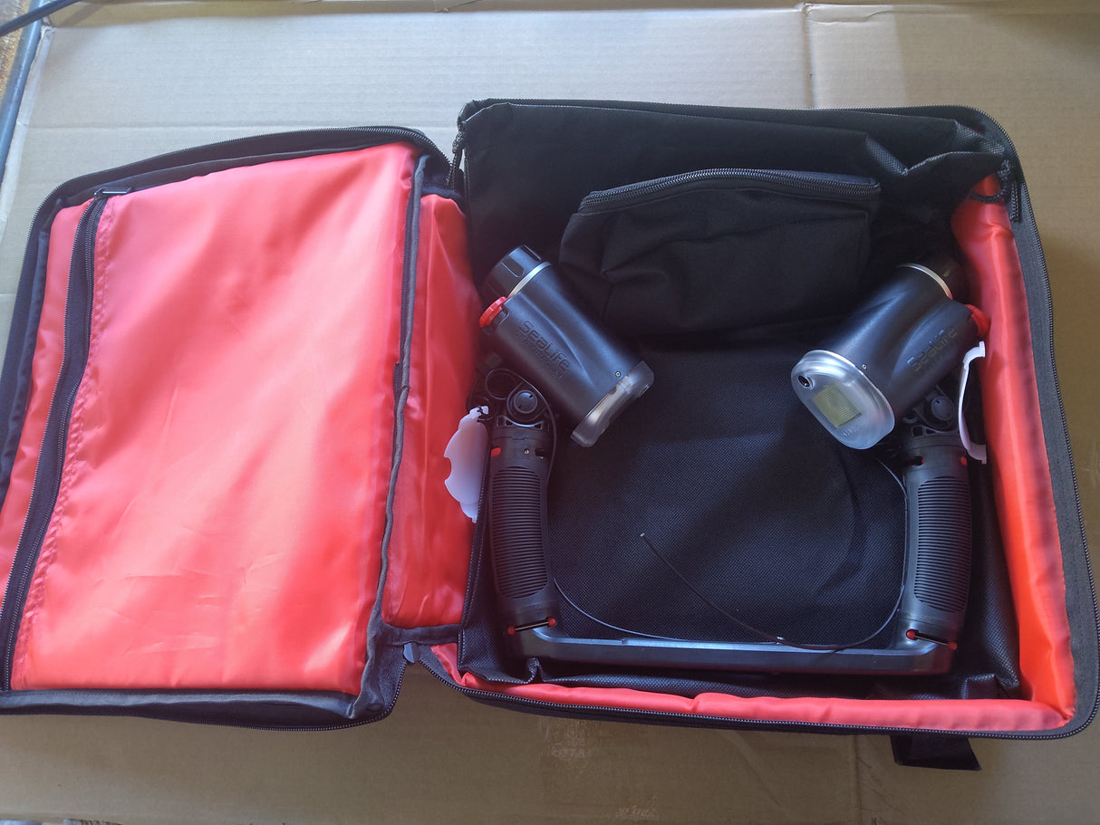 Used Sealife Sea Dragon Duo X2 Underwater Flash Set SL988