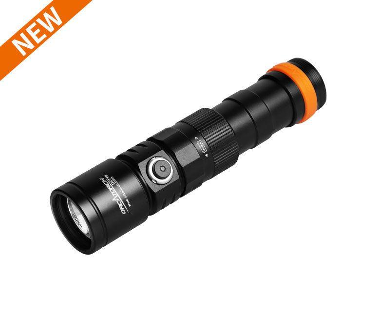 OrcaTorch DC710 3000 Lumen Dive Light with USB-C Direct Charging