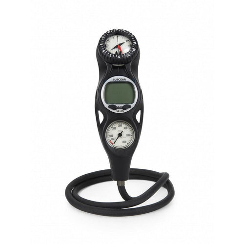 SubGear Scuba Diving XP-3G 3-Gauge Inline Console - Imperial w/FS 1.5