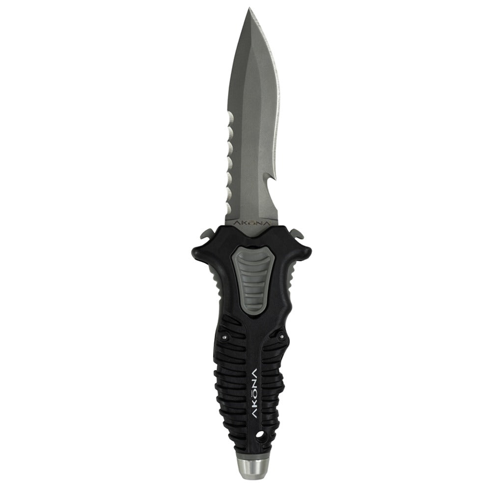 Akona Sidekick Titanium Medium Tip Dive Knife, AK955BK