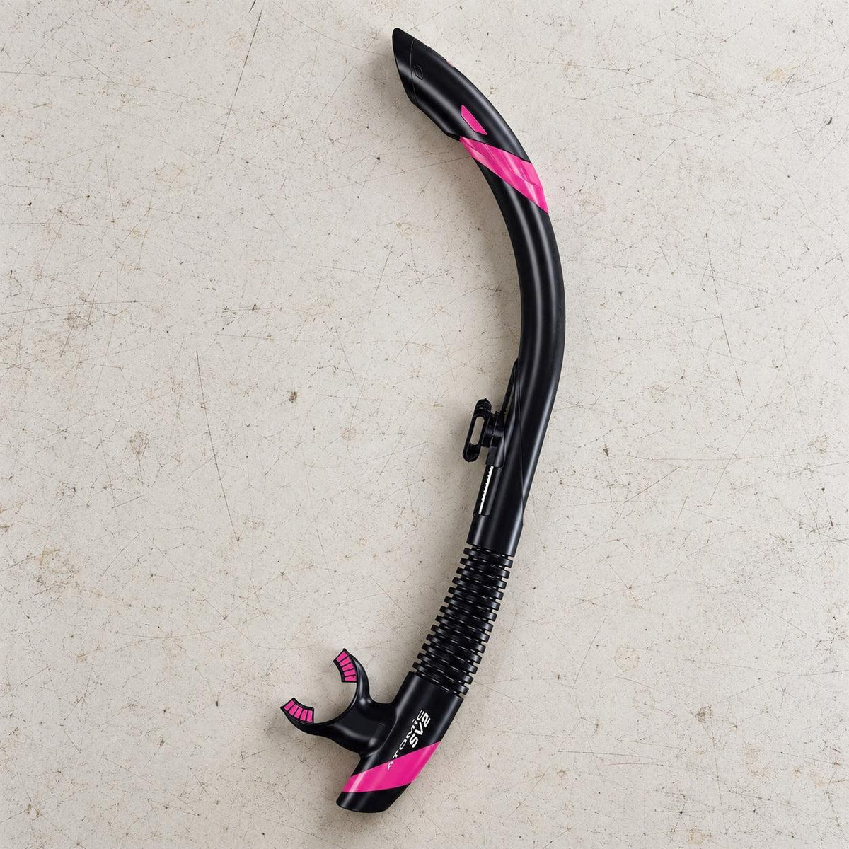Open Box Atomic Aquatics SV2 Snorkel — Black/Pink — open-box product photo