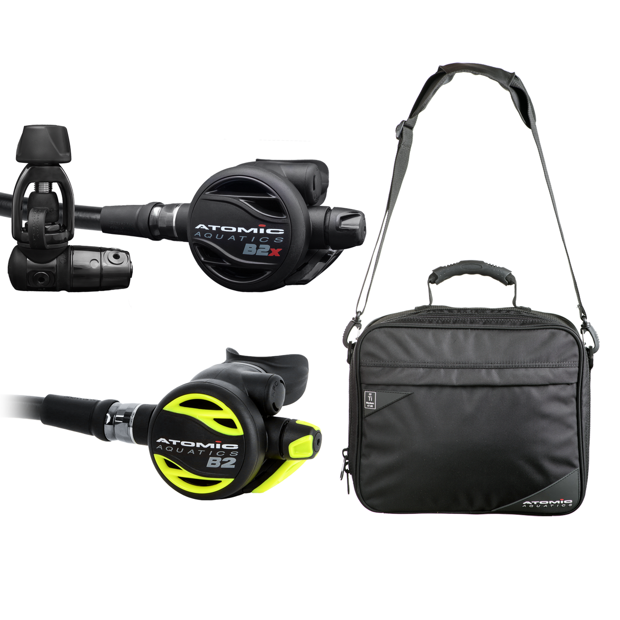 Atomic B2x Regulator + Atomic Octo + Regulator Bag Package