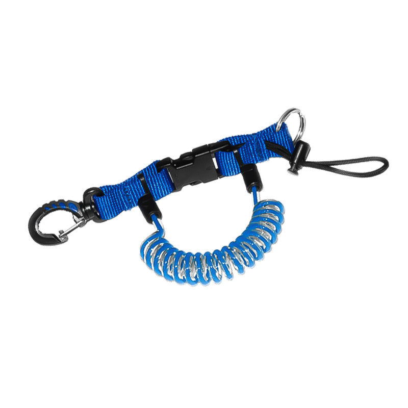 DiveCatalog Quick Release Coil Lanyard with Buckle Scuba Essentials
