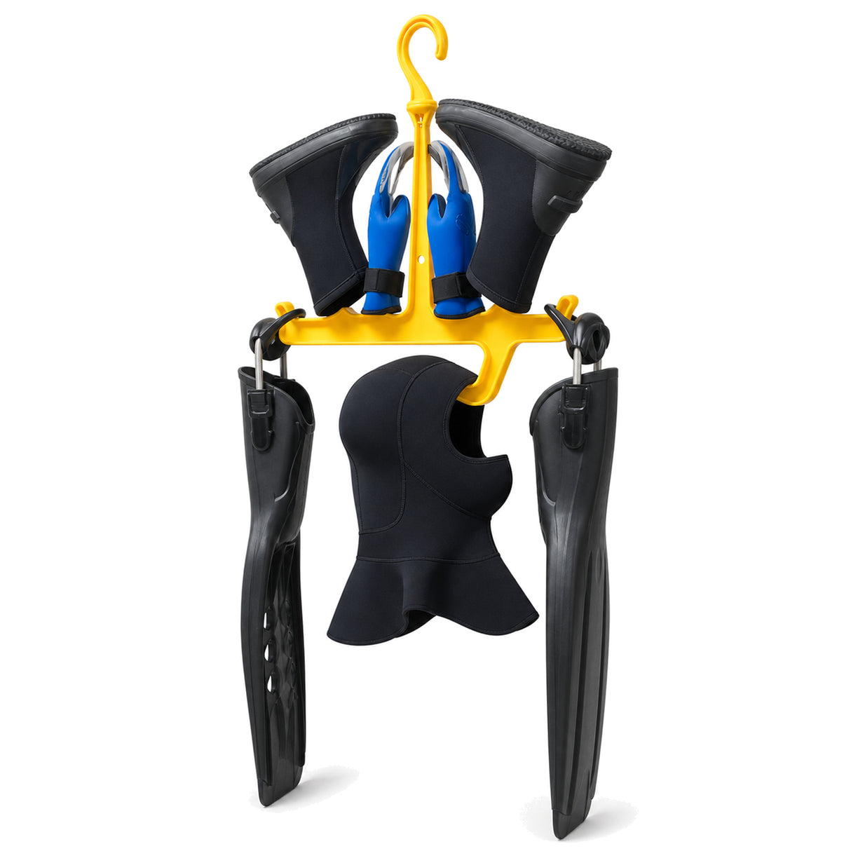 DiveCatalog.com Quick Dry Multi Accessory Dive Gear Hanger for Boots, Gloves, Hood