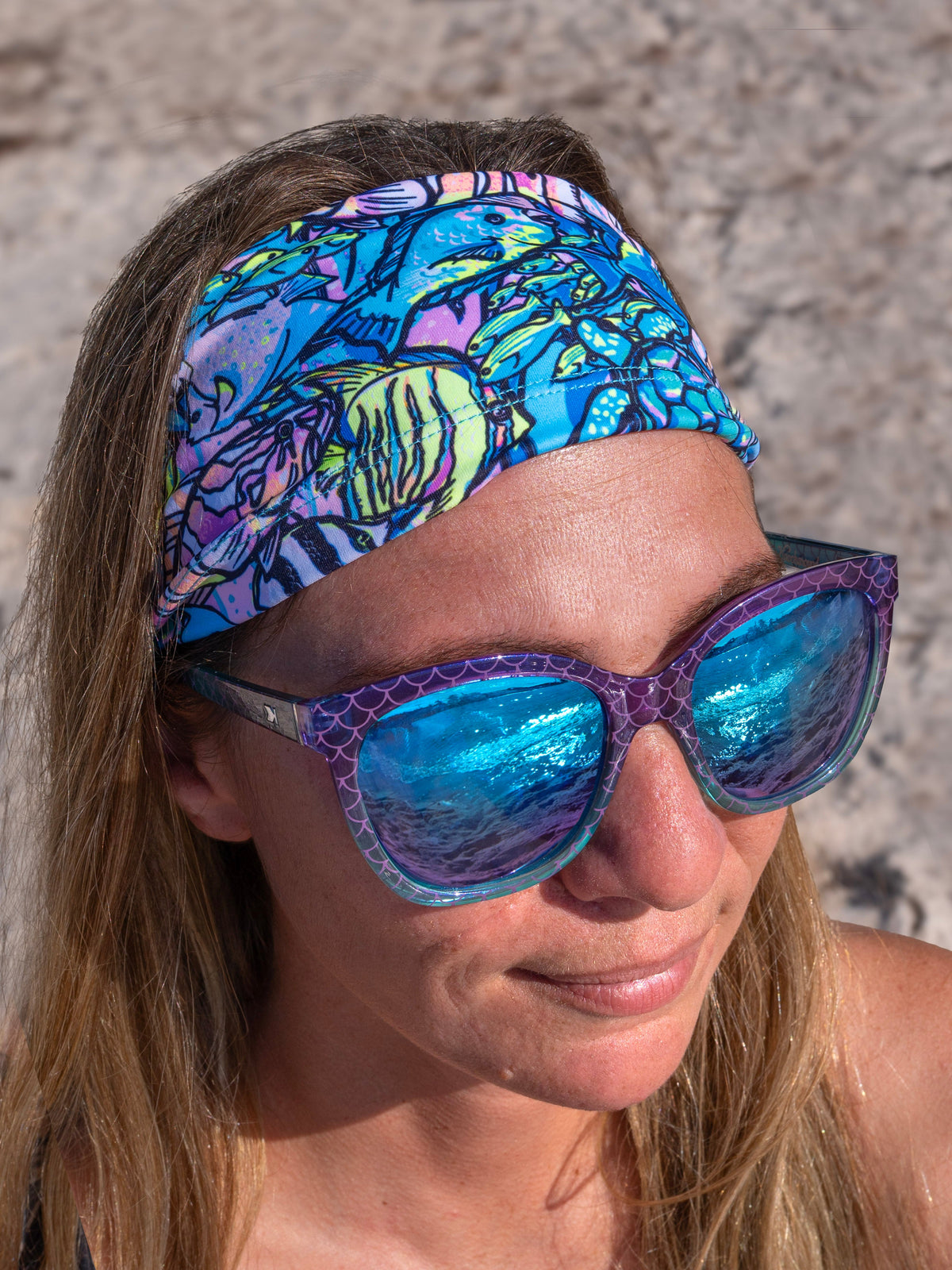Spacefish Army Neon Fish Frenzy Scuba Headband