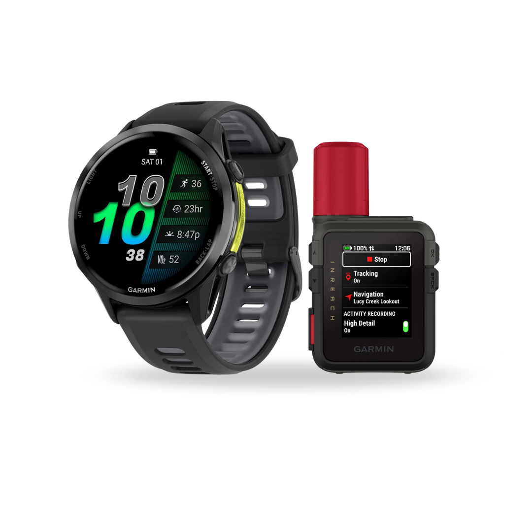 Garmin Forerunner 970 GPS Running Smartwatch with inReach® Mini 3 Plus