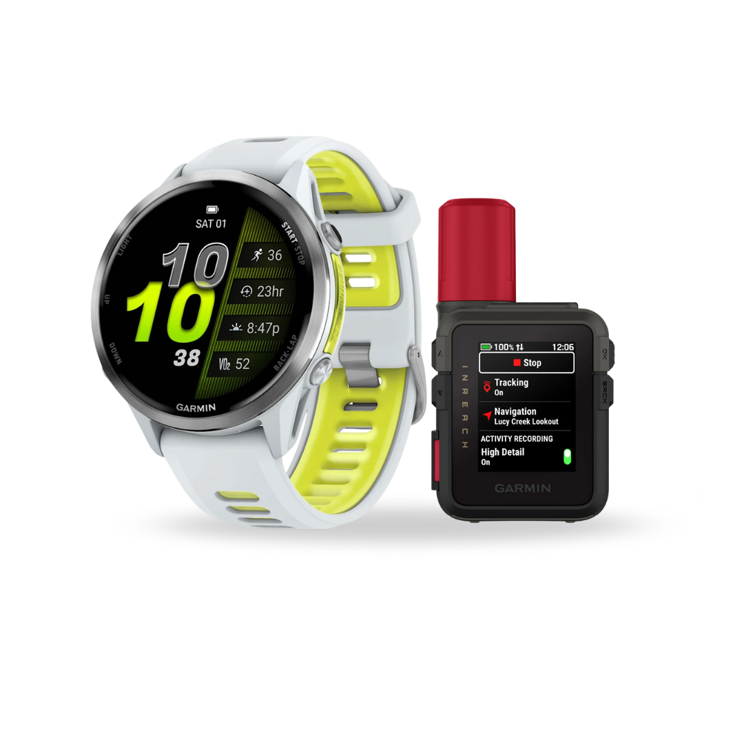 Garmin Forerunner 970 GPS Running Smartwatch with inReach® Mini 3 Plus