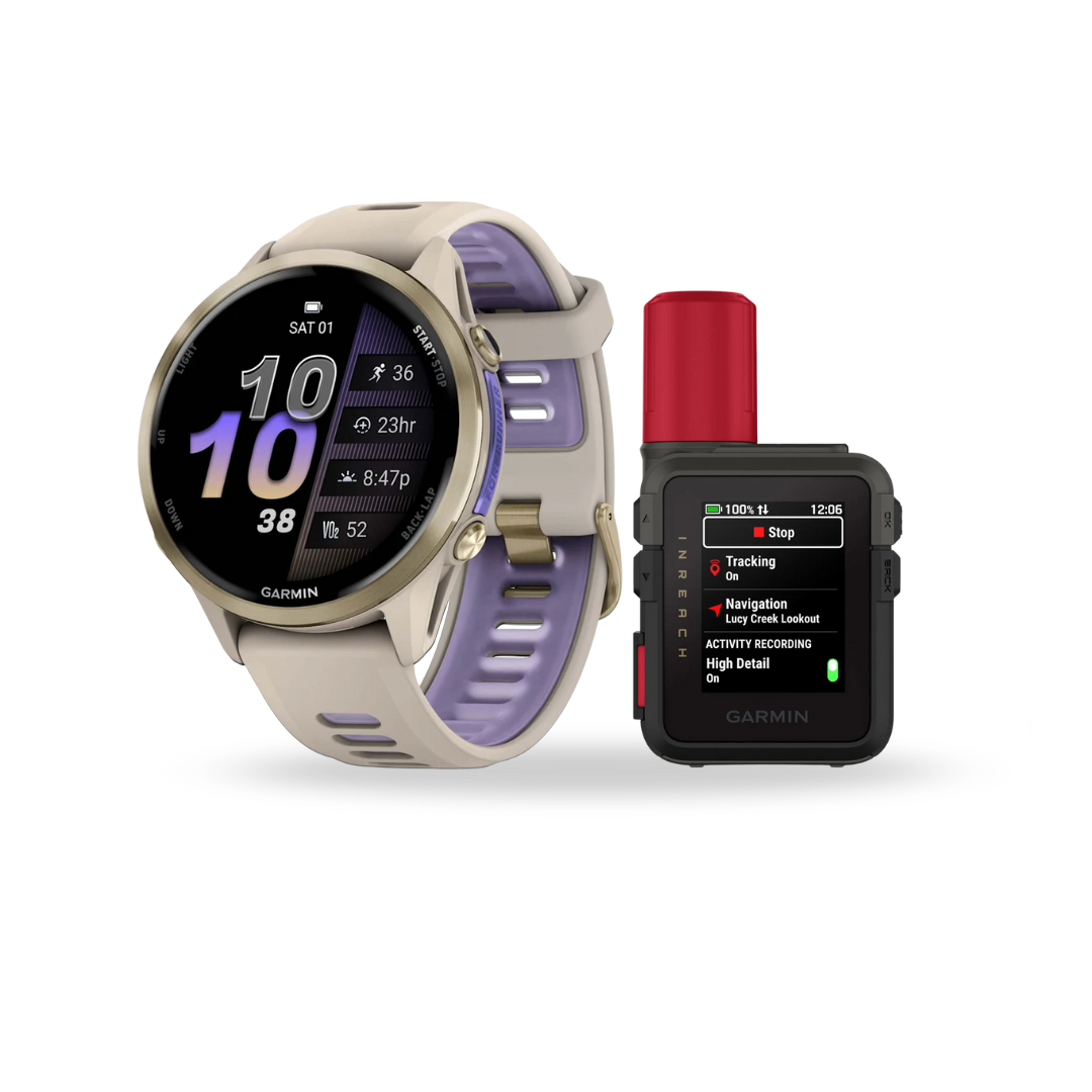Garmin Forerunner 970 GPS Running Smartwatch with inReach® Mini 3 Plus