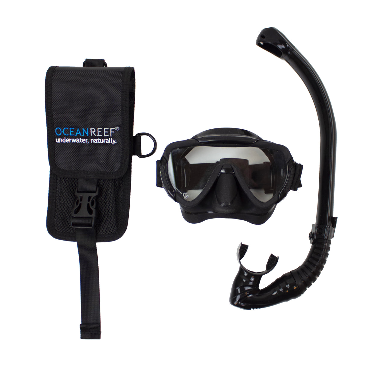 Ocean Reef Neptune III Package – Diving Full Face Mask W/ Int 2nd st. Surface Air Valve Hose Pressure Gauge Octopus SL35TX Din First Stage + Bump + Quick Connection Hose