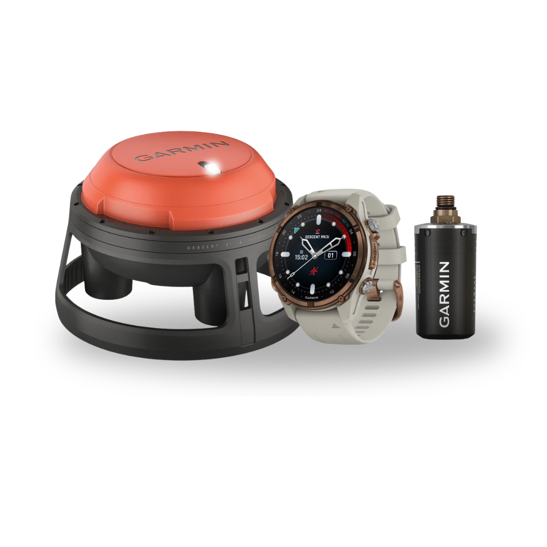 Garmin Descent Mk3i Dive Computer with the T2 Transceiver and S1 Diver Communication Buoy