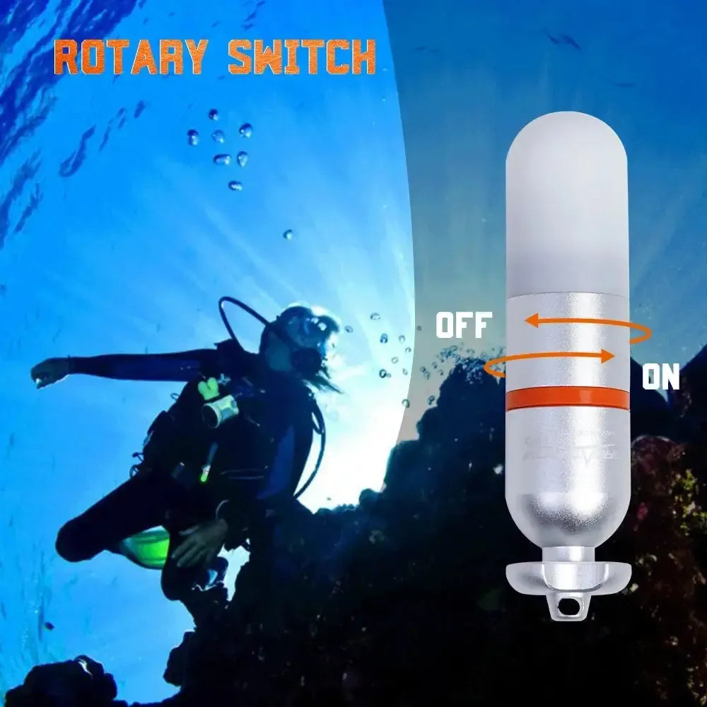OrcaTorch SD01 PRO rotary on/off switch