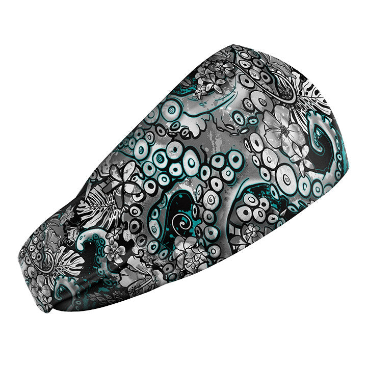 Spacefish Army Electric Blue Octofloral Scuba Headband