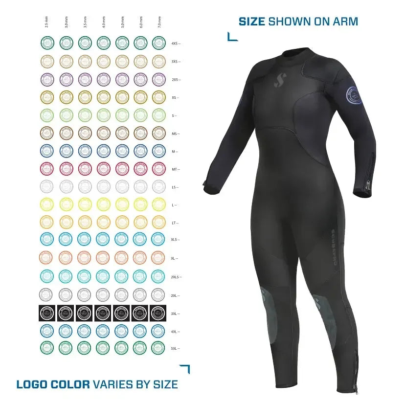 Scubapro Oneflex Steamer 7 mm B-Zip Women's Wetsuits