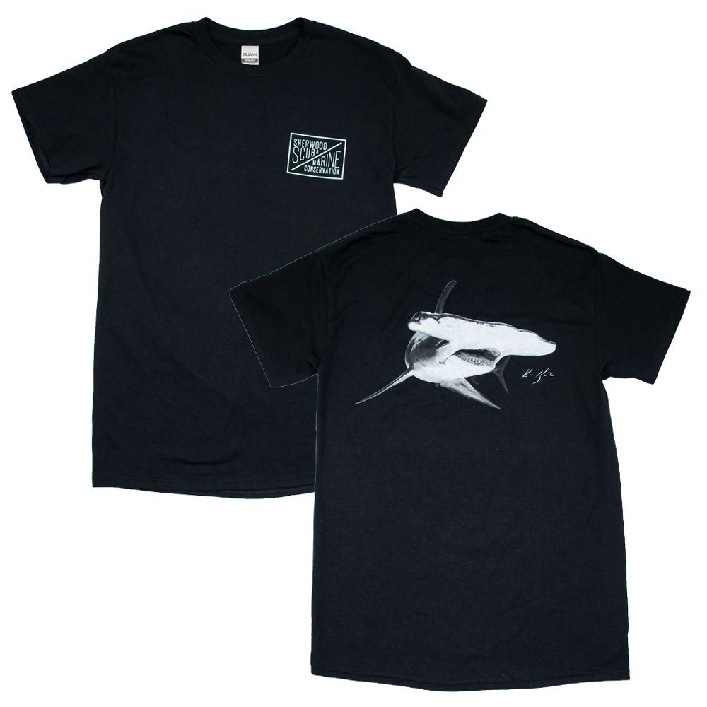 Sherwood SSMC Short Sleeve Hammerhead Black Unisex T Shirt Large