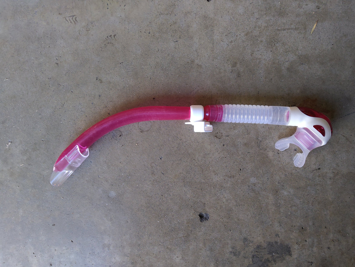Used Tusa Platina Hyperdry II Scuba Diving Snorkel