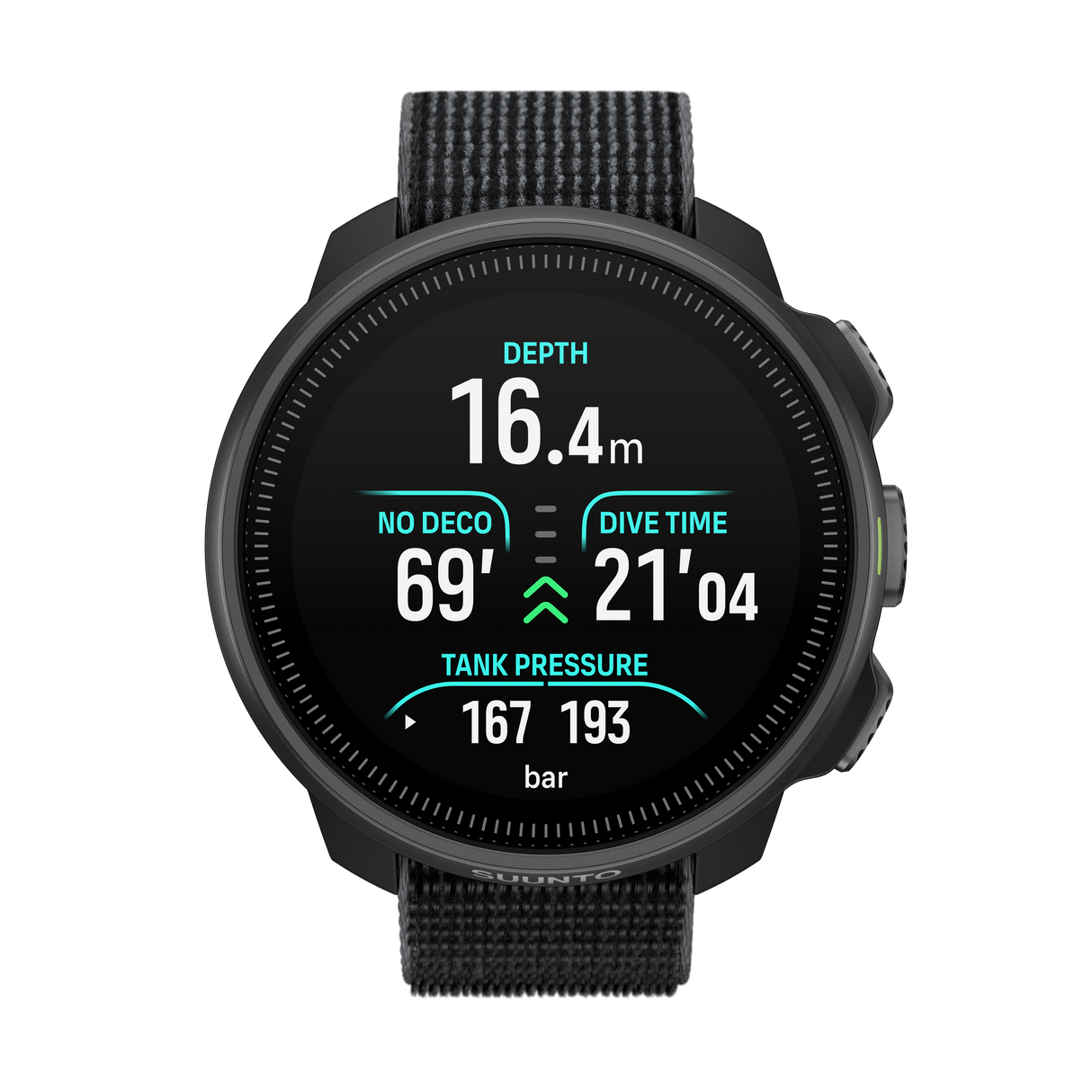 Suunto Nautic S Dive Computer with Sapphire, Textile Strap