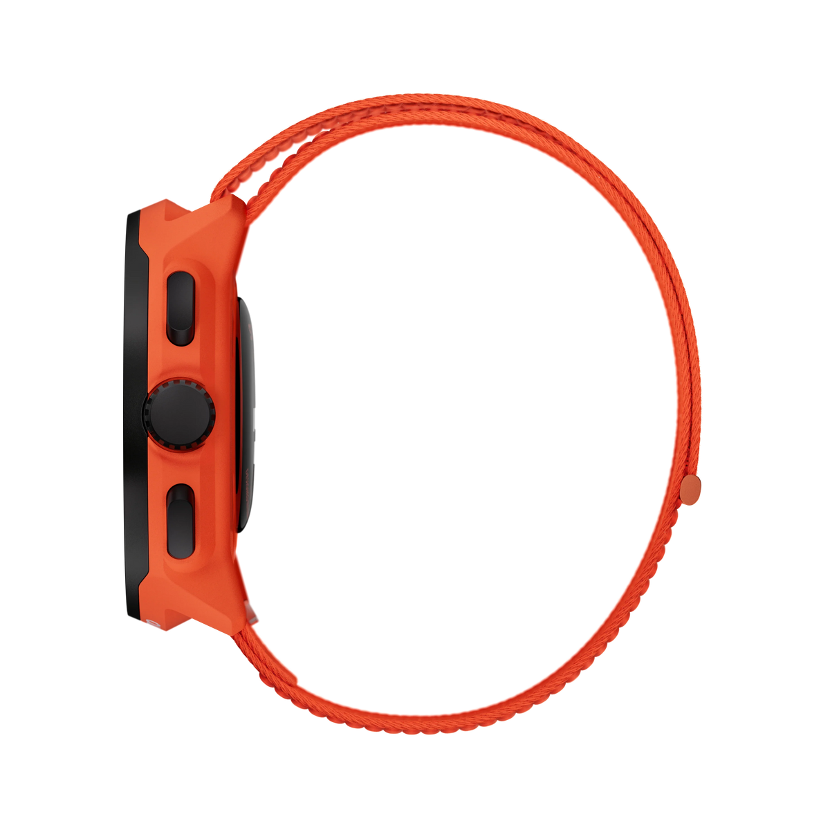 Suunto Run Coral Orange side view