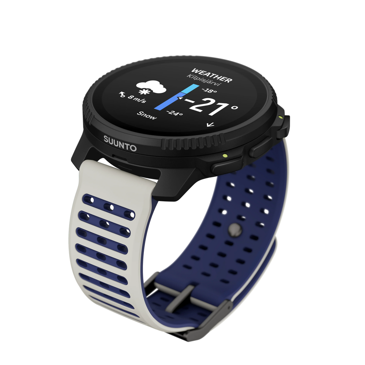 Suunto Vertical 2 Arctic Gray weather widget