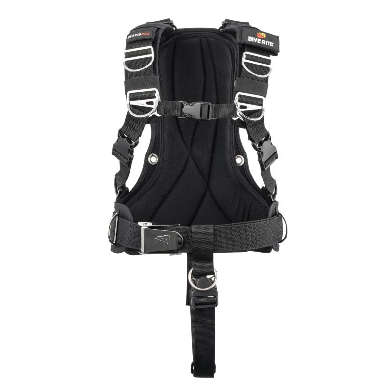 Dive Rite TransPac Harness Nylon Backplate Compatible With Wings