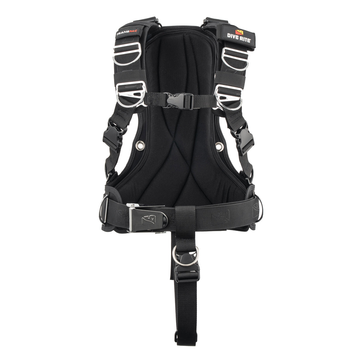 Dive Rite TransPac Harness Nylon Backplate Compatible With Wings