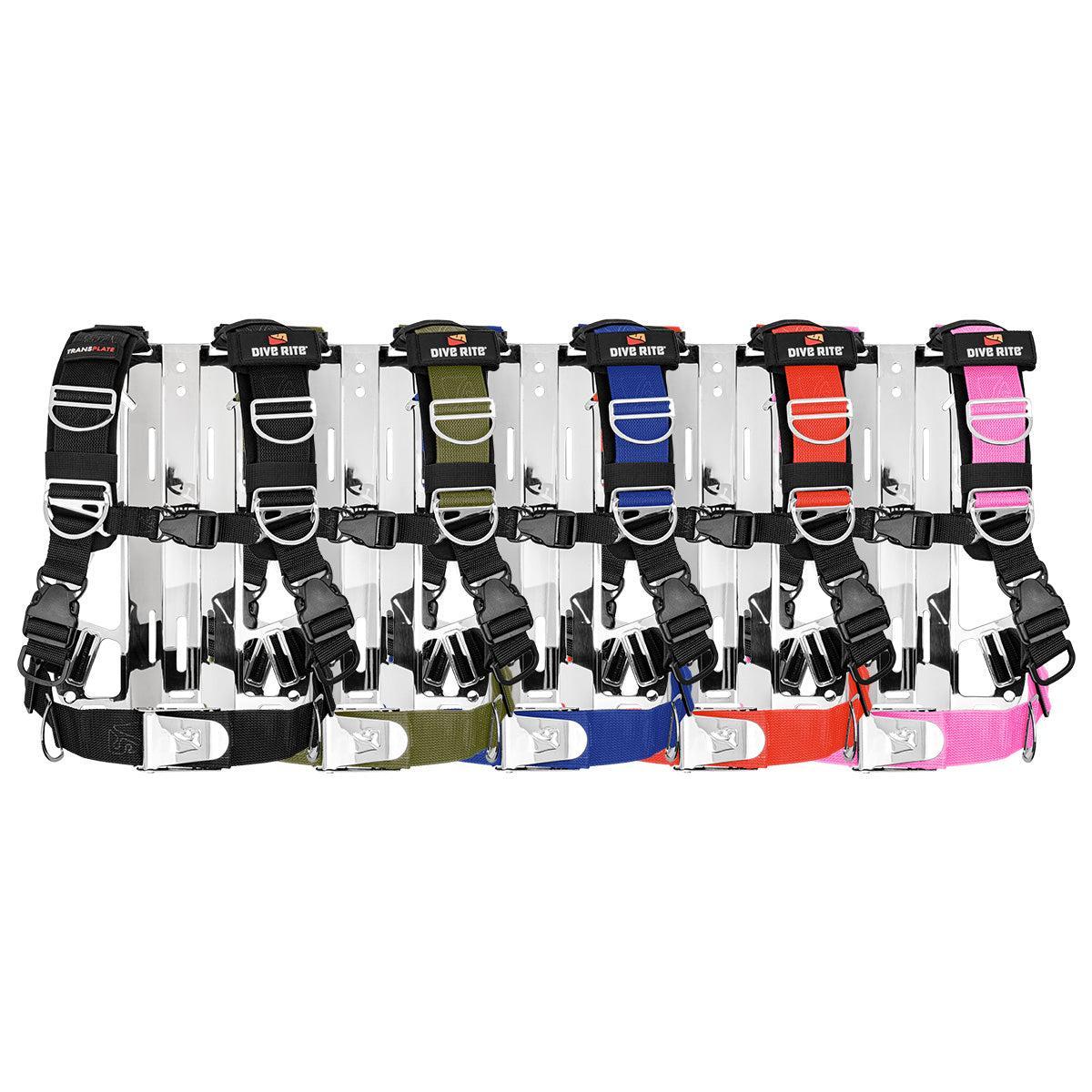 Dive Rite TransPlate Harness range