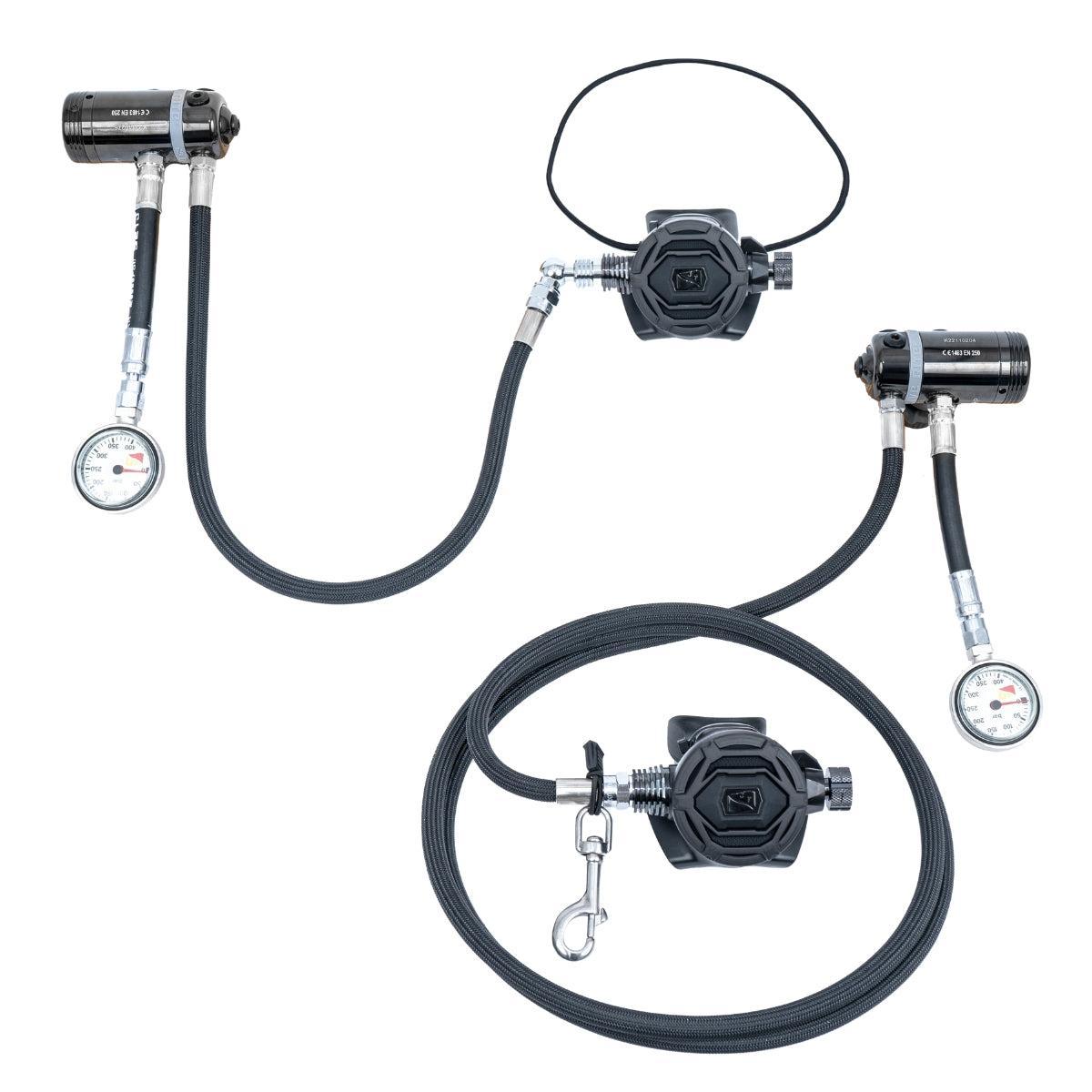 Dive Rite XT1/XT4 Sidemount Regulator Package - RR orientation