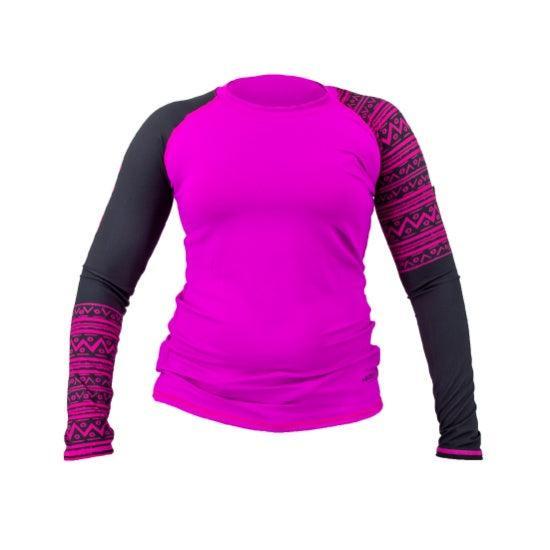 AKONA Long Sleeve Women's Sun Shirt-Magenta-S-
