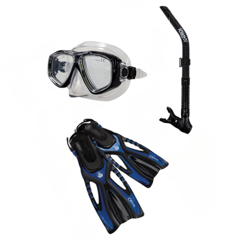 Akona Mask Snorkel Fins-