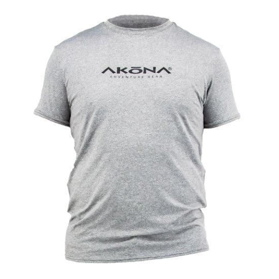 AKONA Short Sleeve Men's Sun Shirt-Titanium-S-