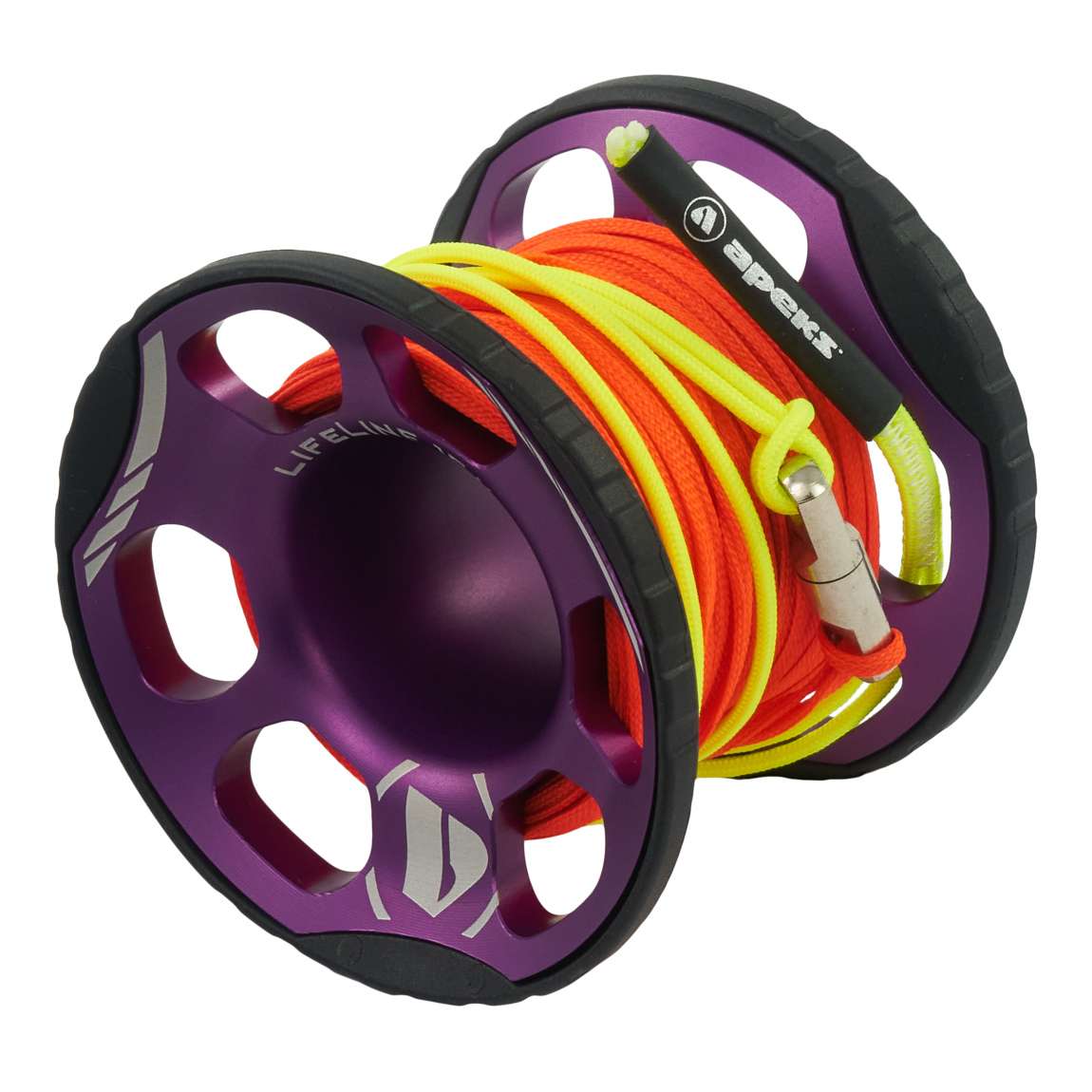 Apeks 15M Lifeline Spool Purple/Bright Orange-