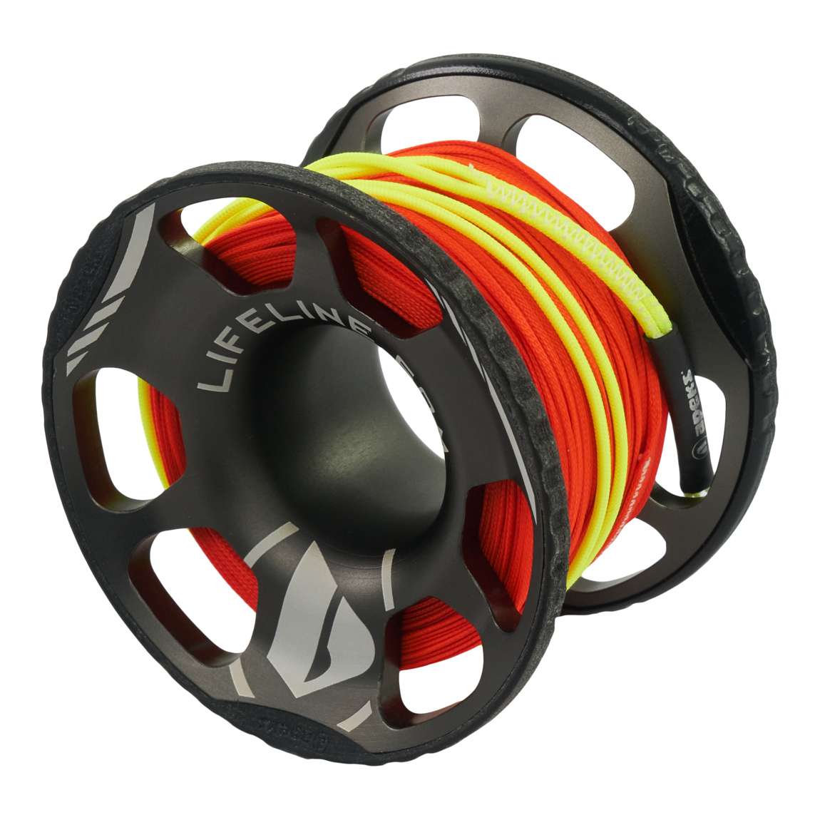 Apeks 60m Lifeline Spool Grey/Bright Orange-