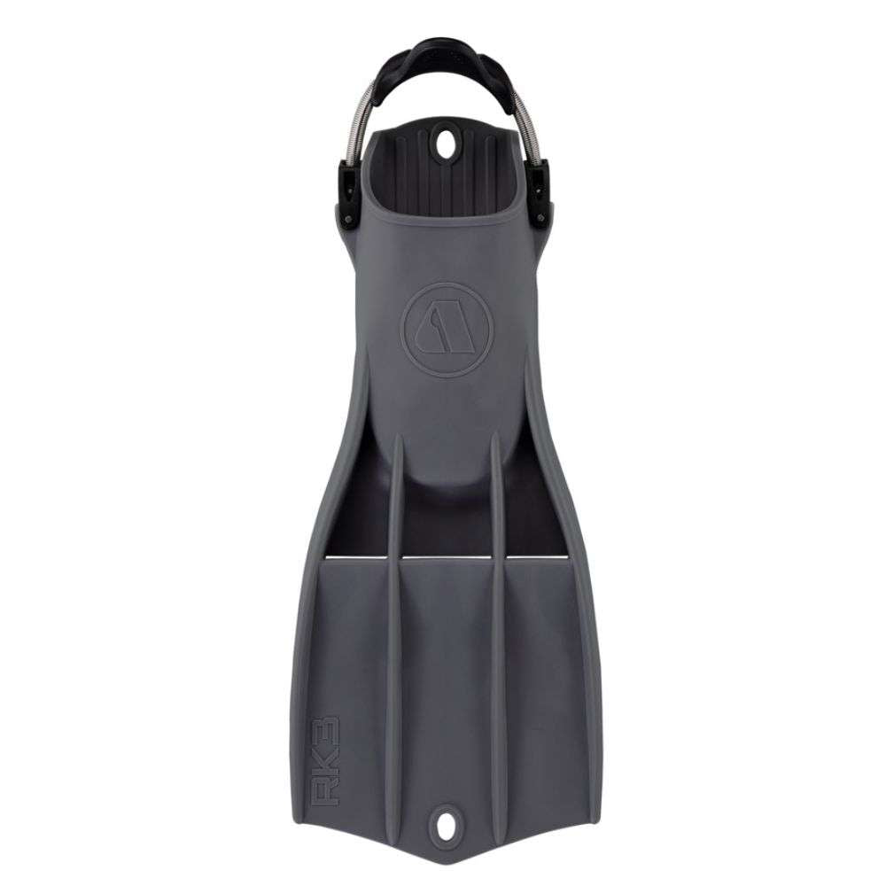 Apeks RK3 Open Heel Dive Fins-Dark Grey/Dark Grey-S-