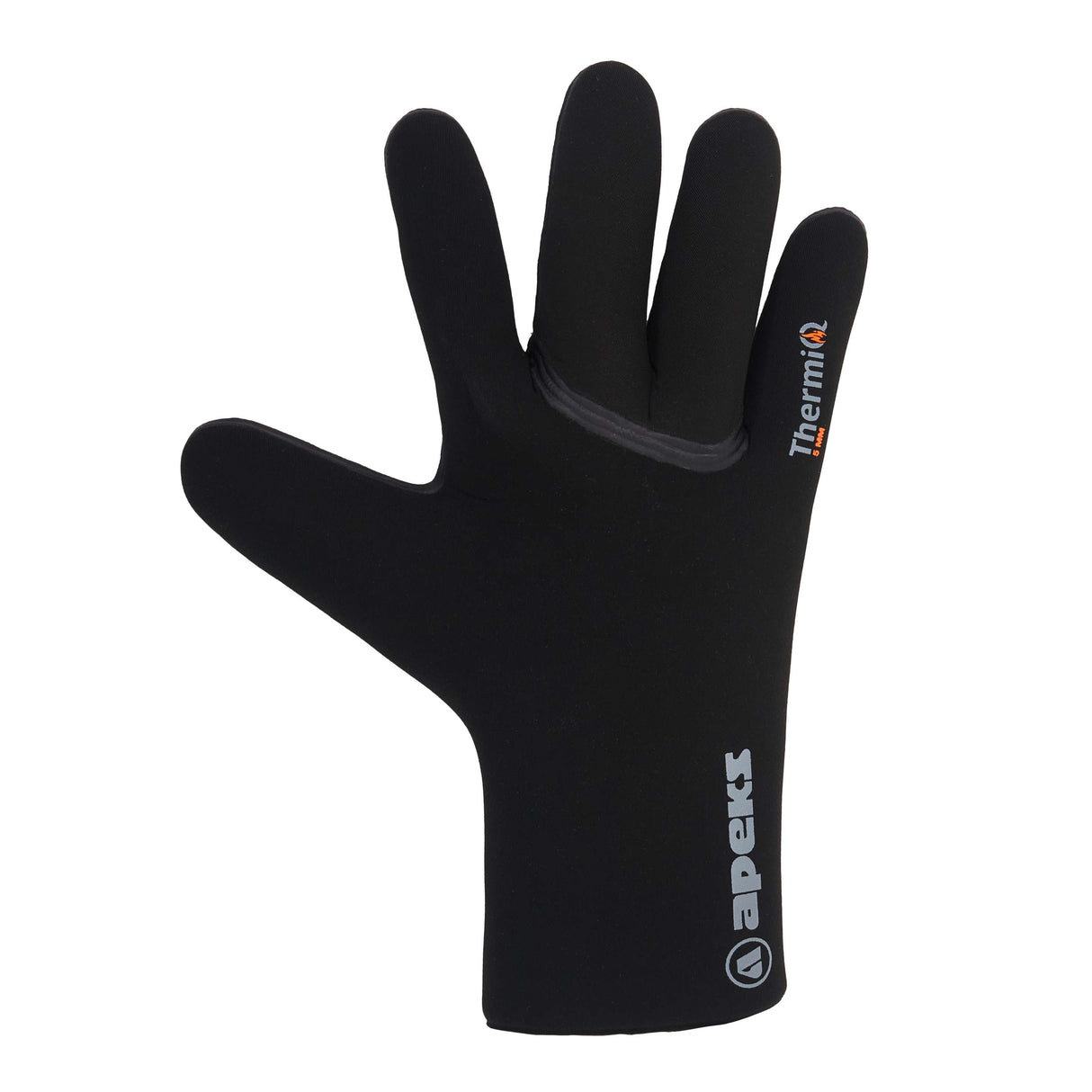 Apeks Thermiq Dive Gloves 5mm-Black/Black-S-