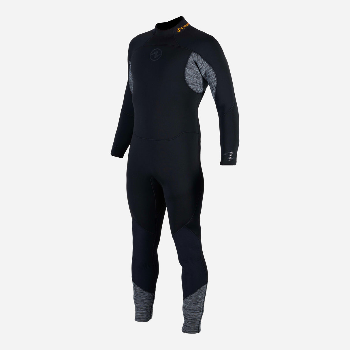 Aqualung Aquaflex Men's 7mm Dive Wetsuit-Black/Chine Grey-S-