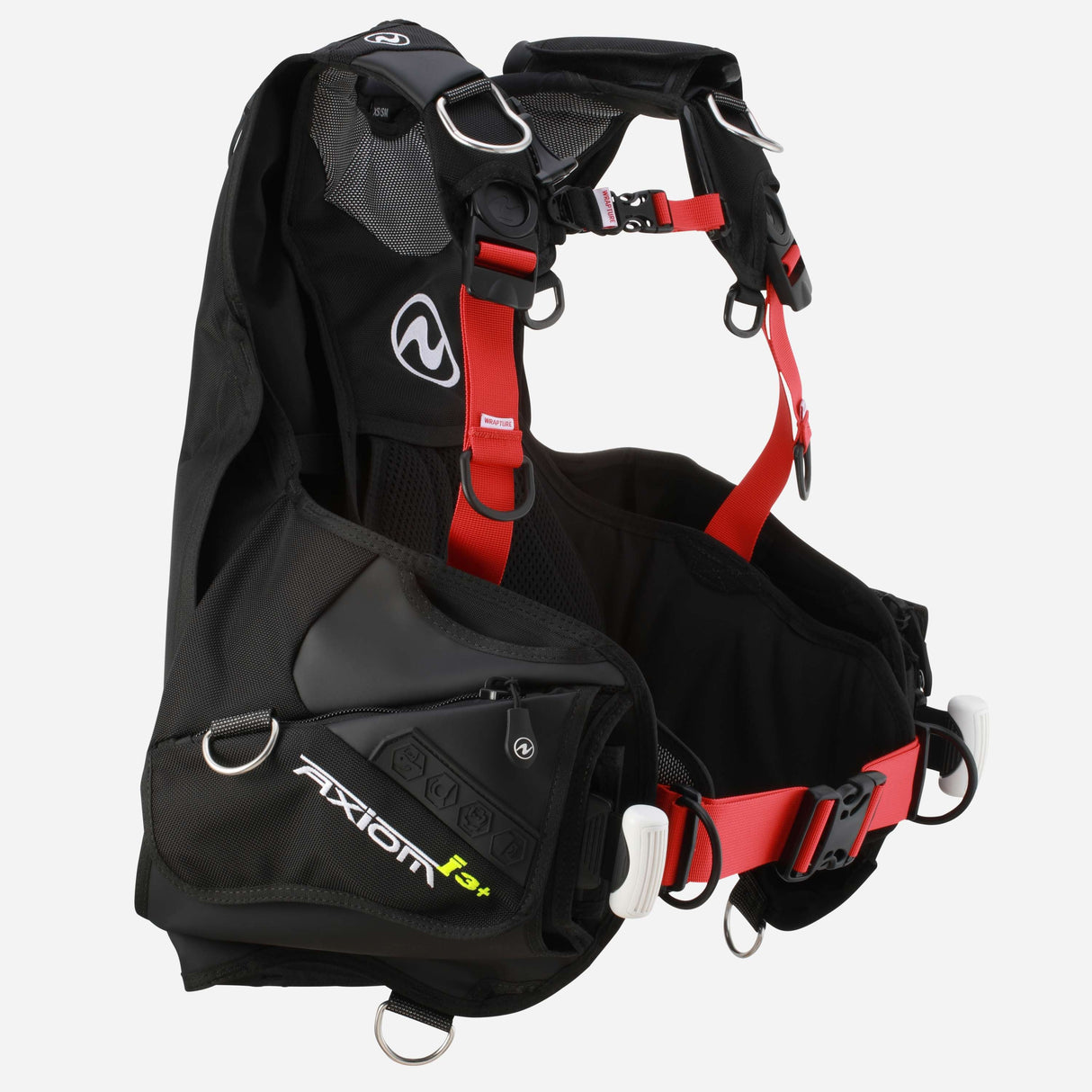 Aqualung Axiom I3+ Women's BCD Black / Red-Red-2XS-
